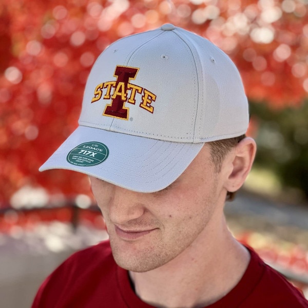 L2 I-State Cy Head Fitted Grey Hat (Sized)
